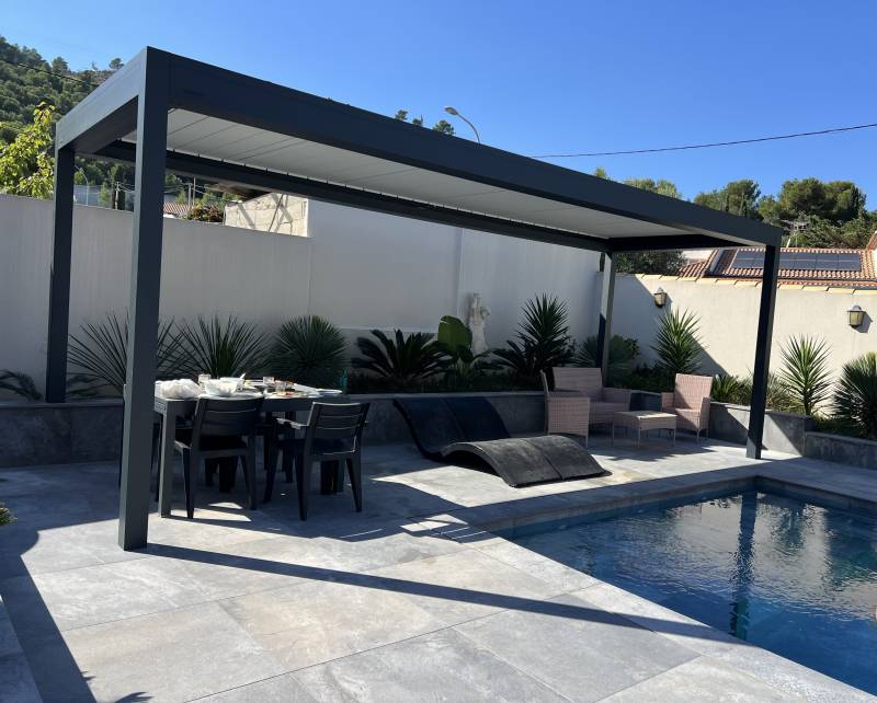 Installation d'une pergola Bioclimatique en aluminium  à Carry-le-Rouet